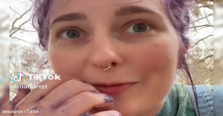 Woman Paints Her House Purple Despite Neighbor’s Protests