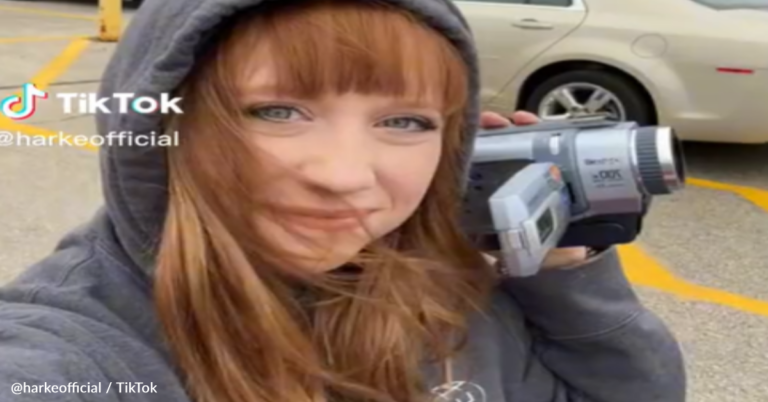 Woman Films Target Run Using 20-Year-Old Camcorder To Show The 1990s Are Back
