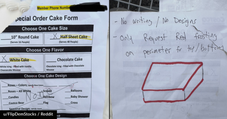 Man Orders Cake At Costco And Gets The Opposite Of What He Asked For