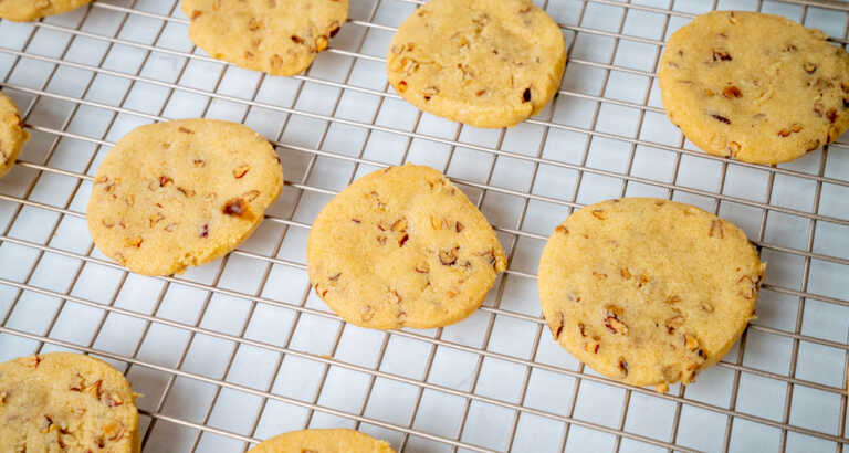 Vintage Pecan Icebox Cookies
