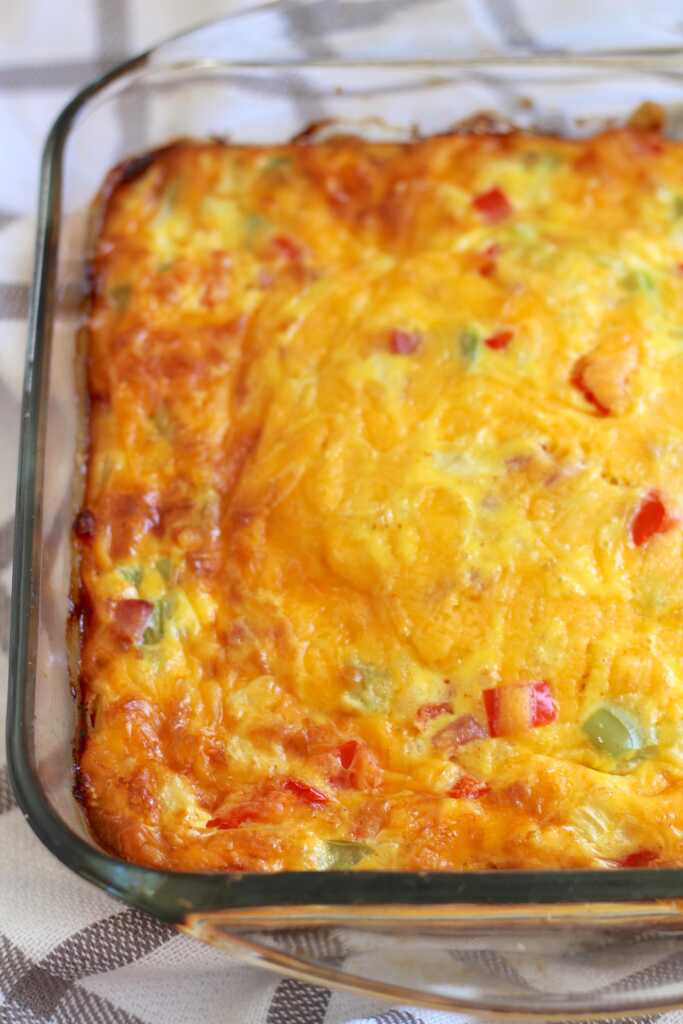 Denver Omelet Egg Bake 12 Tomatoes
