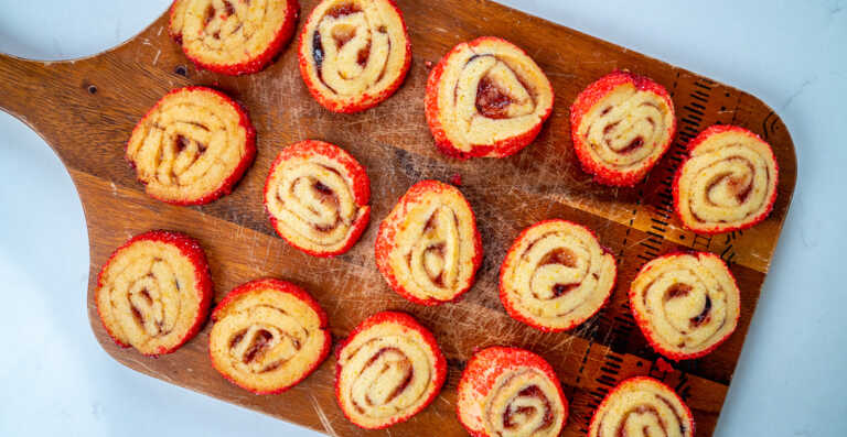 Mai Tai Pinwheel Cookies