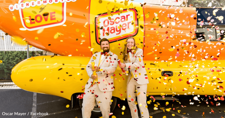 Couples Are Eloping To Vegas With The Help Of Oscar Mayer’s Wienermobile