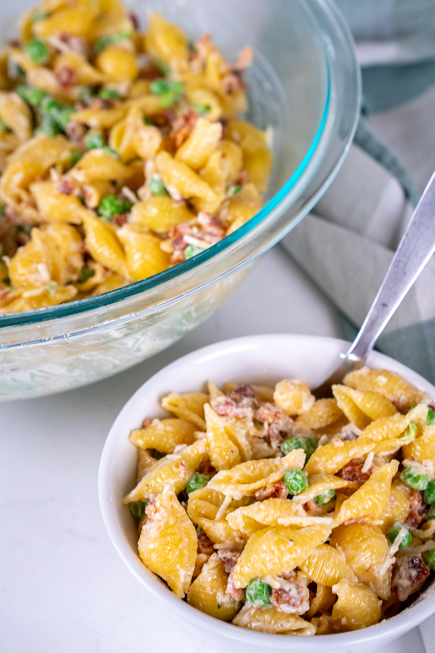 Creamy Pasta Salad With Bacon