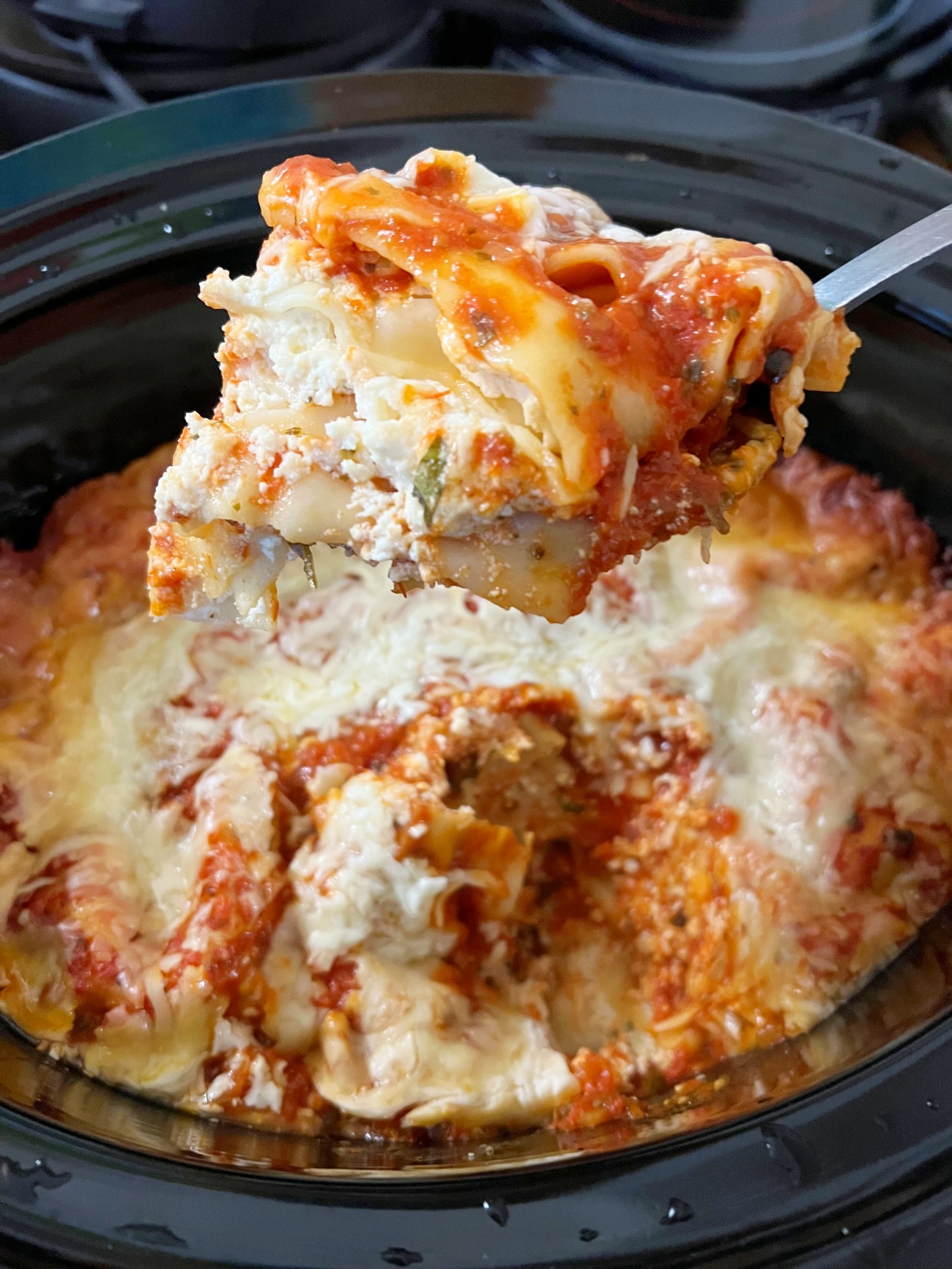 No-Boil Slow Cooker Lasagna-image