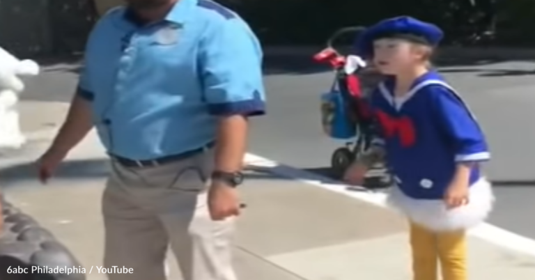 Boy With Down Syndrome Meets His Disneyland Hero