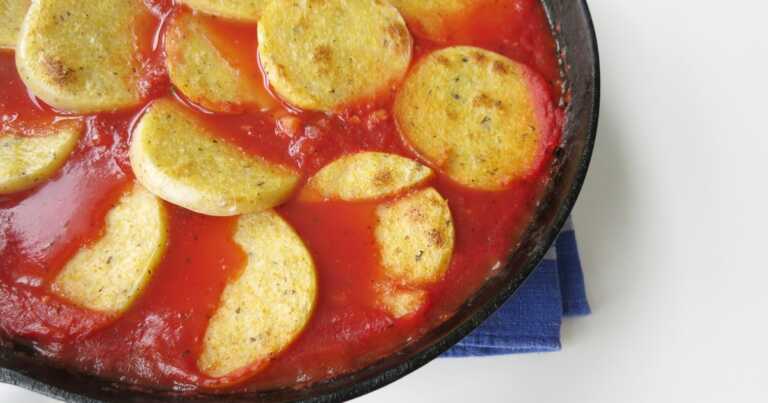 Broiled Polenta with Beans