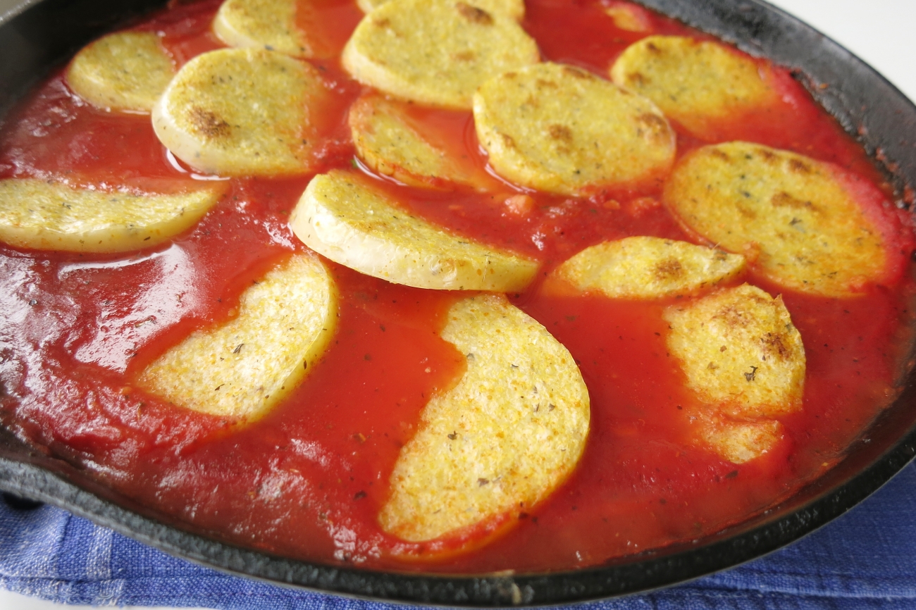 Broiled Polenta with Beans