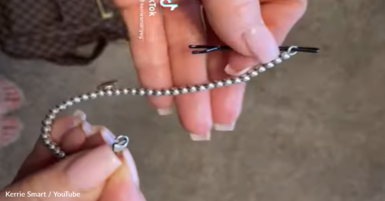 How To Use A Bobby Pin To Fasten A Bracelet With One Hand