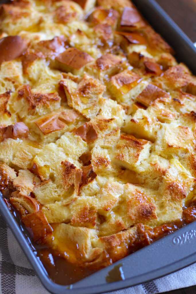 Bananas Foster French Toast Bake 12 Tomatoes