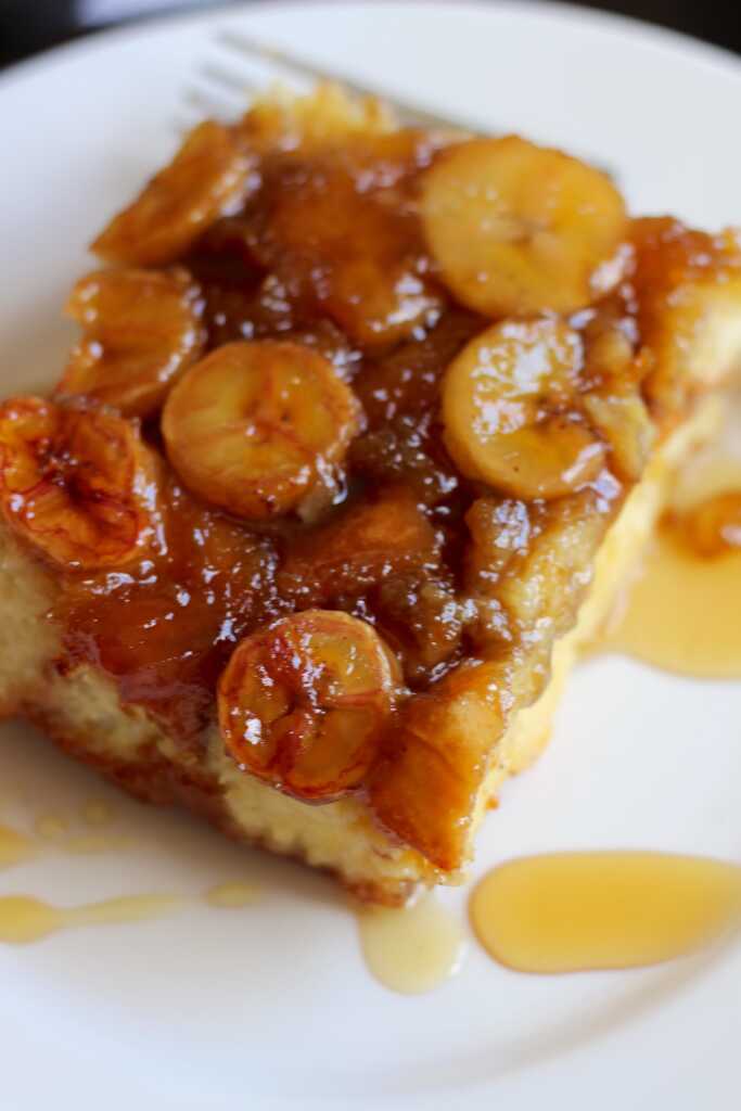 Bananas Foster French Toast Bake 12 Tomatoes