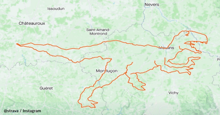 Bicyclists Break World Record With Massive GPS Dinosaur