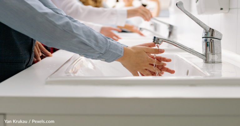 Cleaner Shares “Genius” LEGO Hack To Get Kids Washing Their Hands