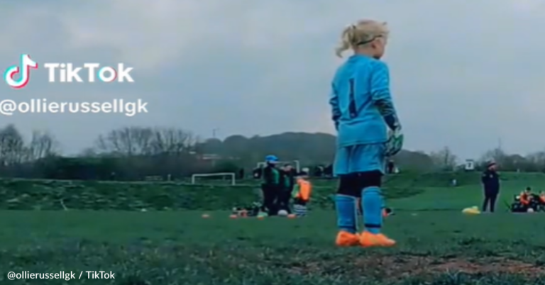 Young Goalie Makes Incredible Save And Gets Sweet Hug From A Teammate