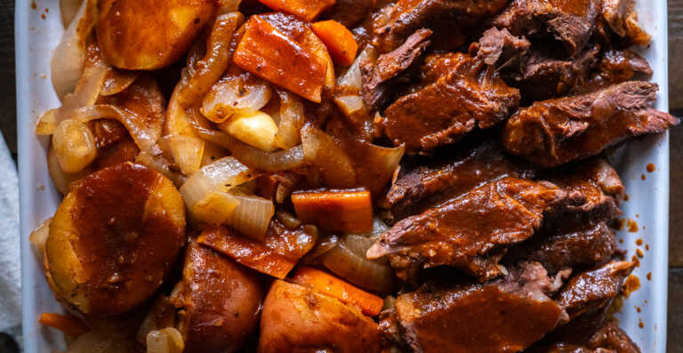 Balsamic Onion Pot Roast
