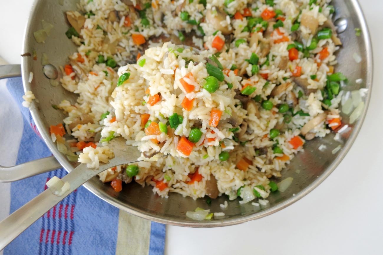 Taiwanese Takeout Vegetable Fried Rice