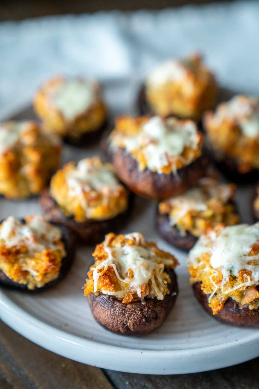 Copycat Olive Garden Stuffed Mushrooms