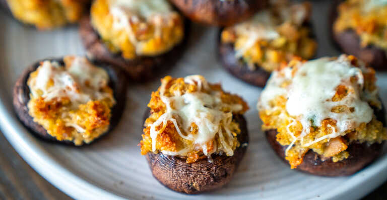Copycat Olive Garden Stuffed Mushrooms