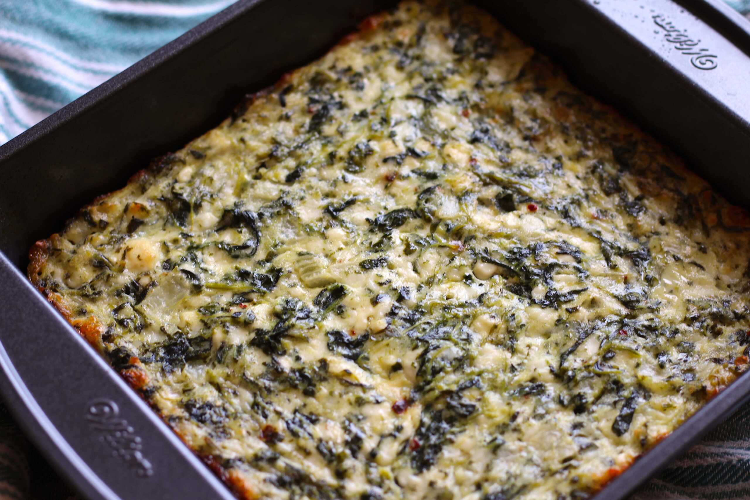 Spinach Feta Casserole 12 Tomatoes