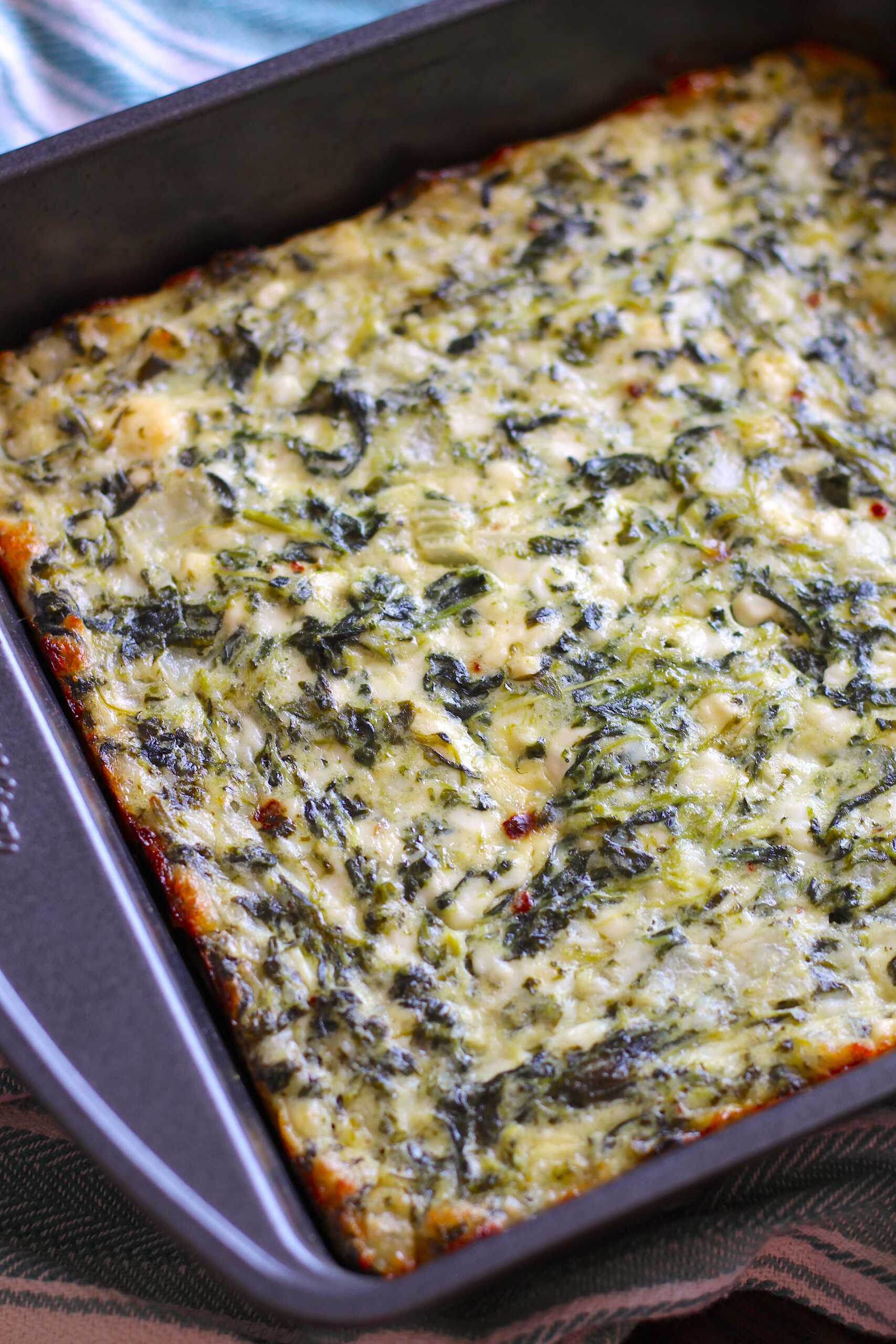 Spinach and feta casserole 4-min