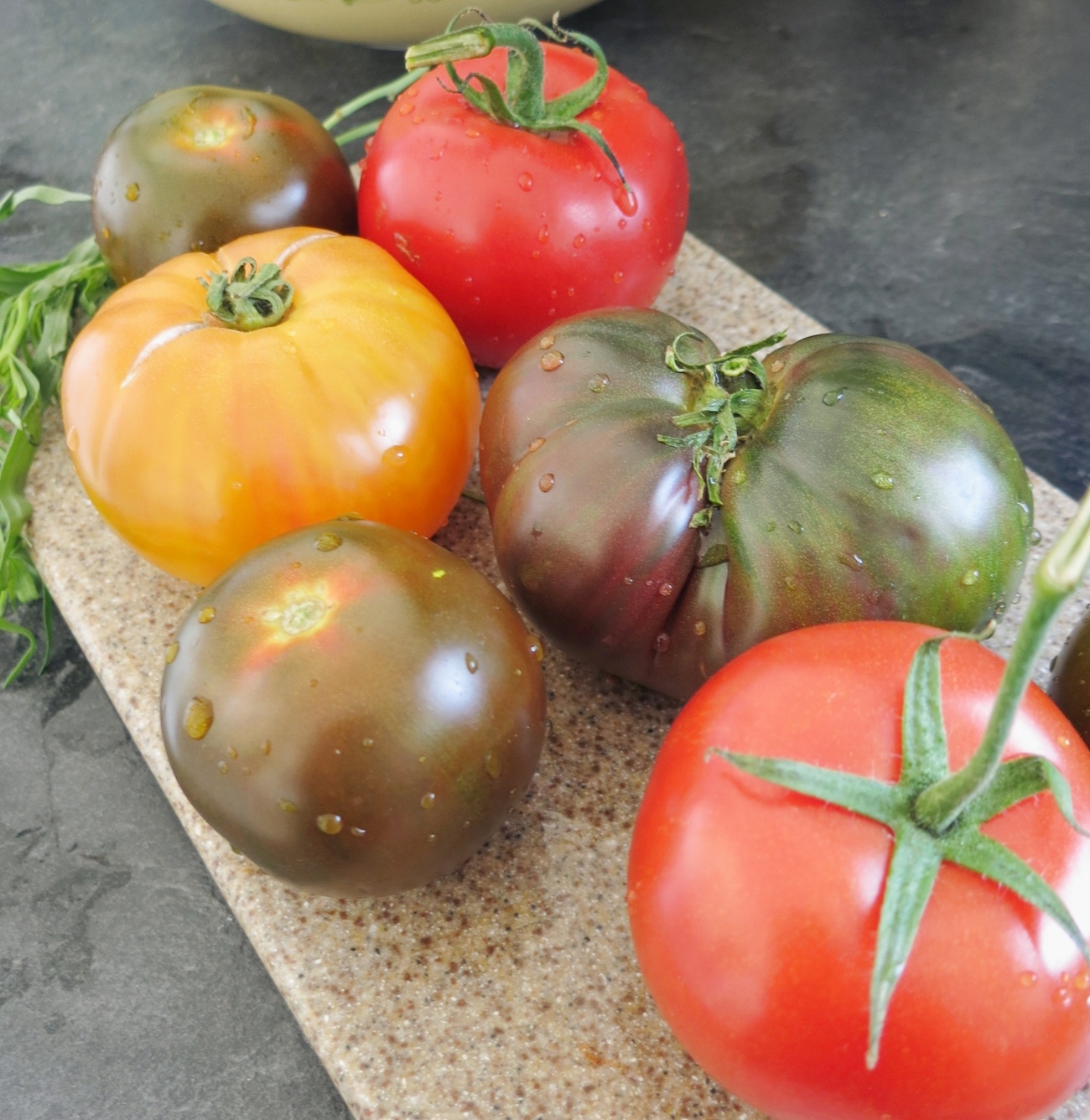 Heirloom Tomato Zucchini Salad
