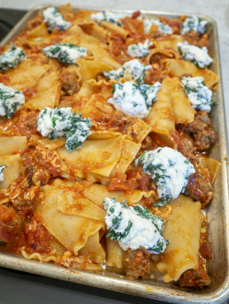 Giada’s Crispy Sheet Pan Lasagna 12 Tomatoes