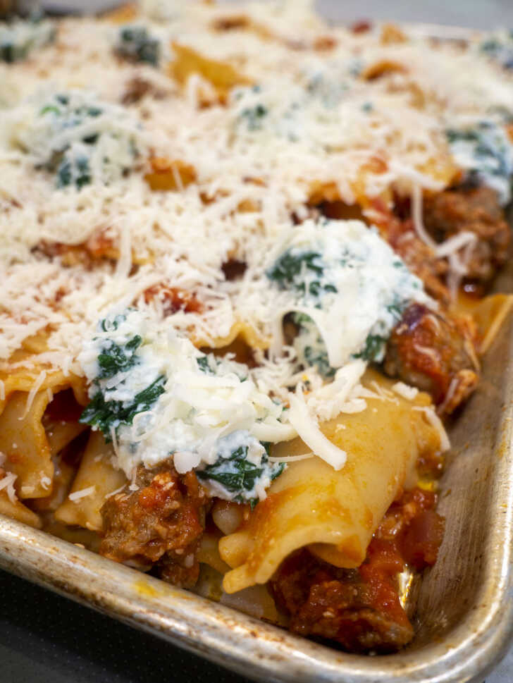 Giada’s Crispy Sheet Pan Lasagna 12 Tomatoes