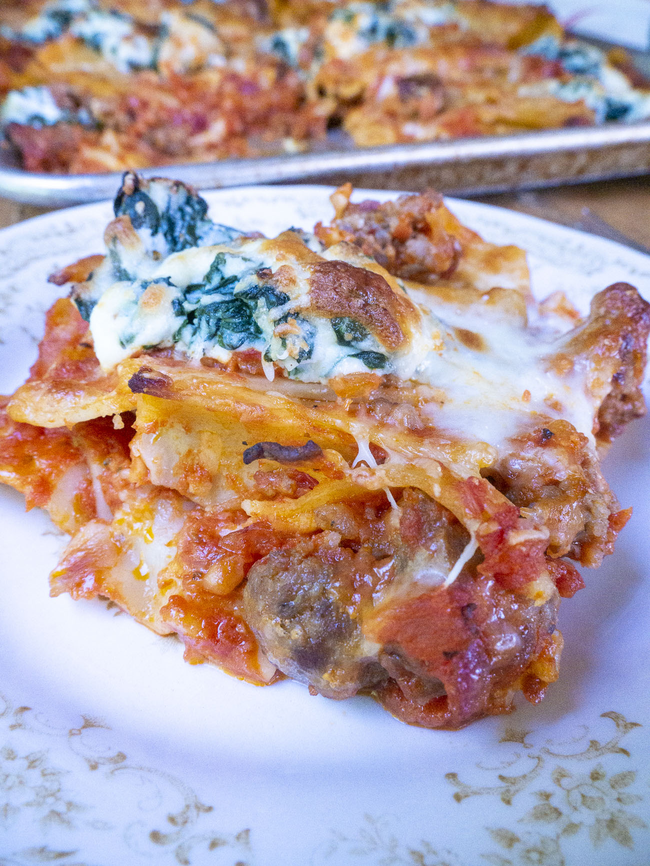 Giada’s Crispy Sheet Pan Lasagna 12 Tomatoes