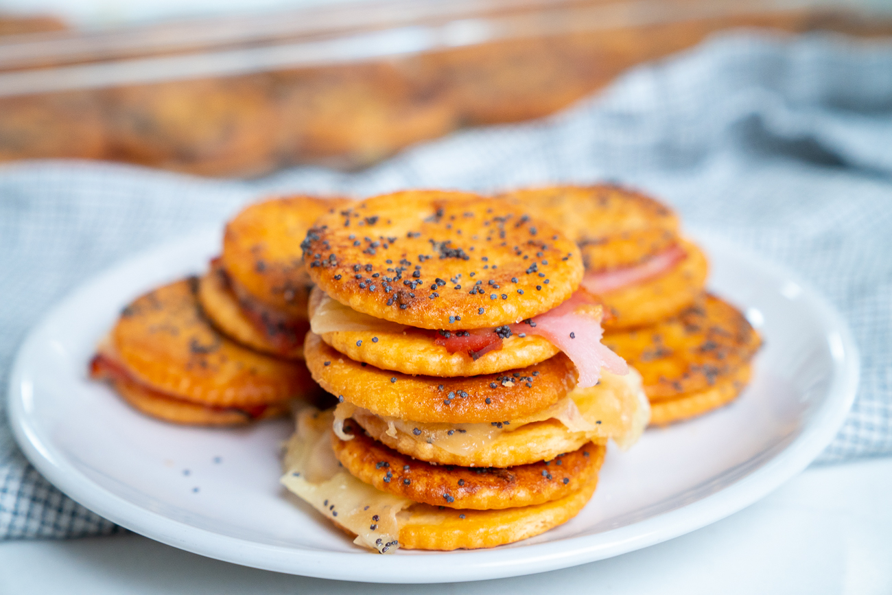 Cheesy Slice-and-Bake Crackers Recipe