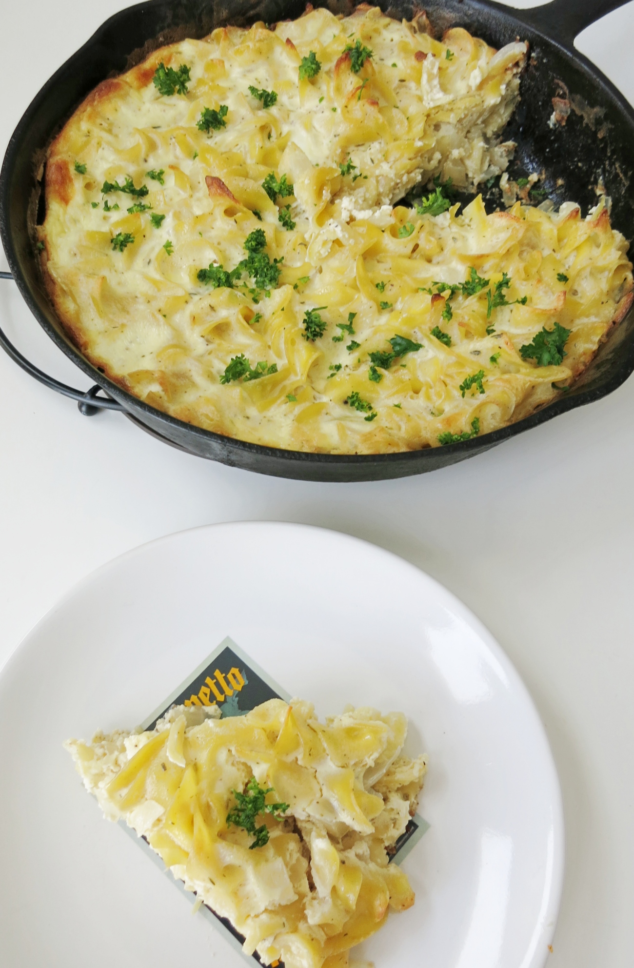 Thyme Lokshen (Savory Kugel)