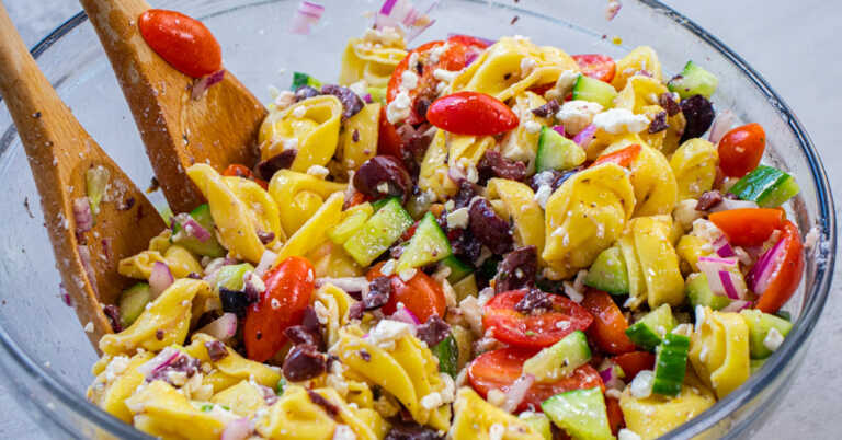 Greek Tortellini Salad