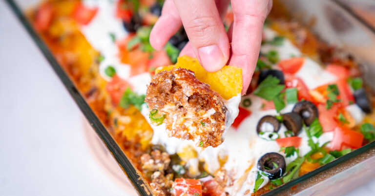 Baked Mexican Layer Dip