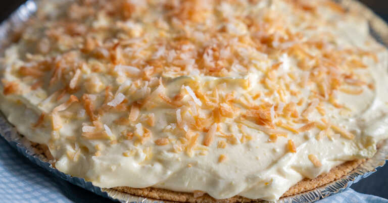 No-Cook Coconut Pie