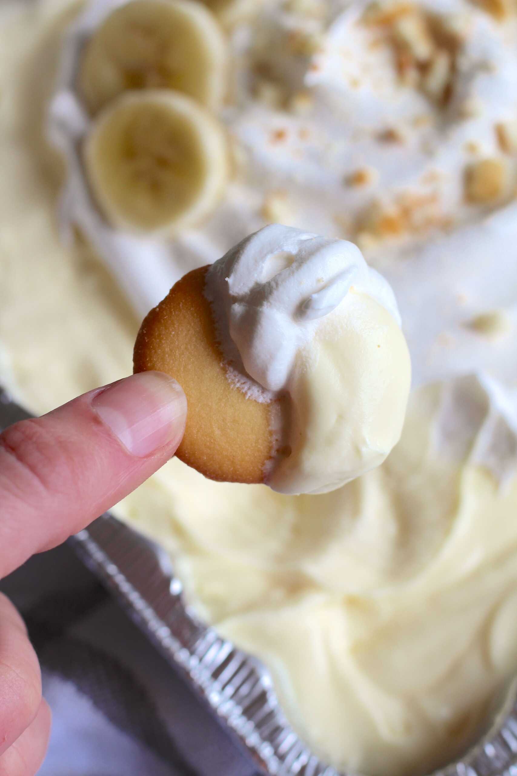 banana cream pie dip 6-min