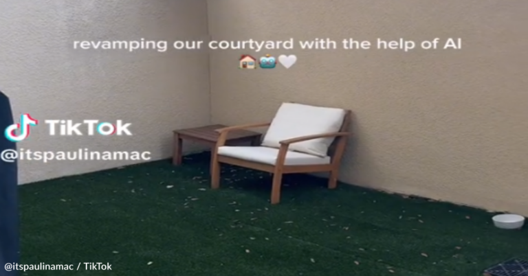 Couple Uses Artificial Intelligence To Redesign Their Backyard