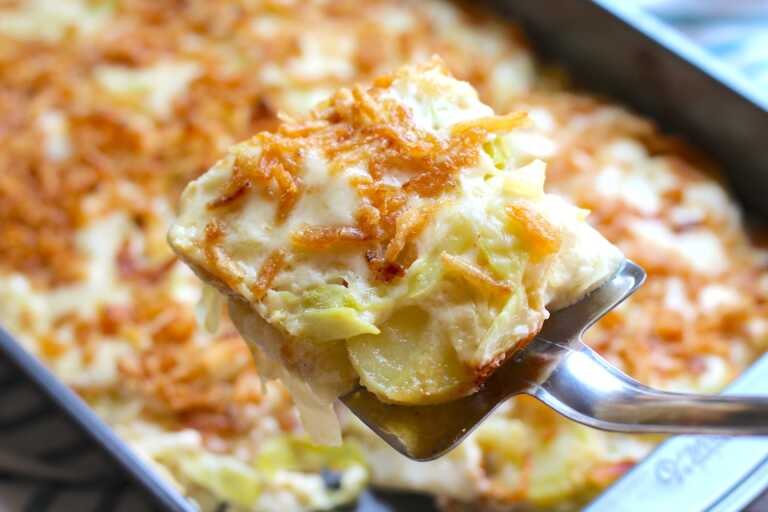 Polish Potato & Cabbage Casserole
