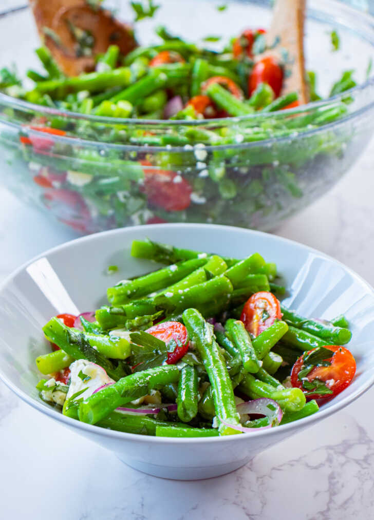 Green Bean Feta Salad 12 Tomatoes