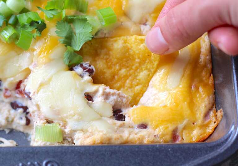 Creamy Chicken Taco Dip