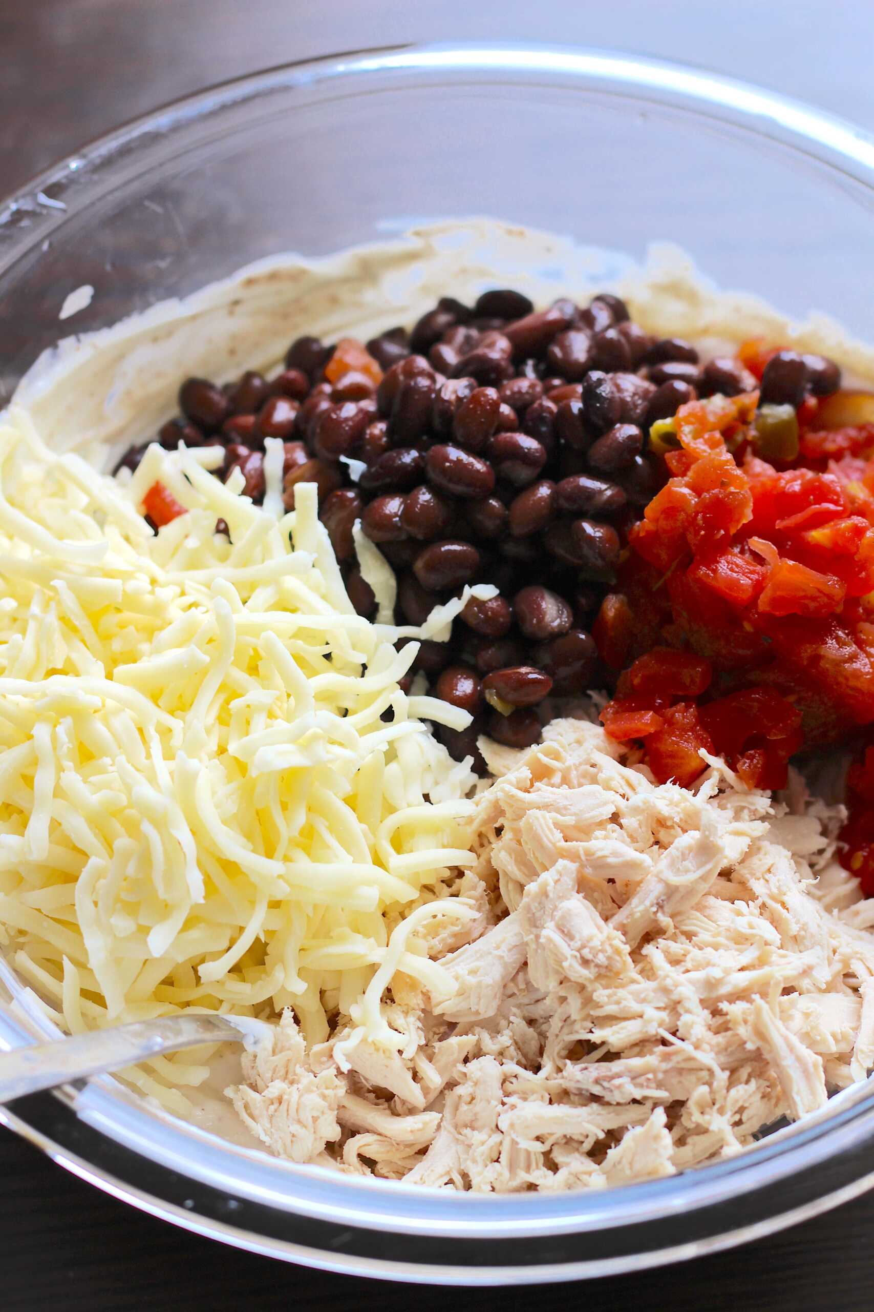 Chicken taco dip 1-min