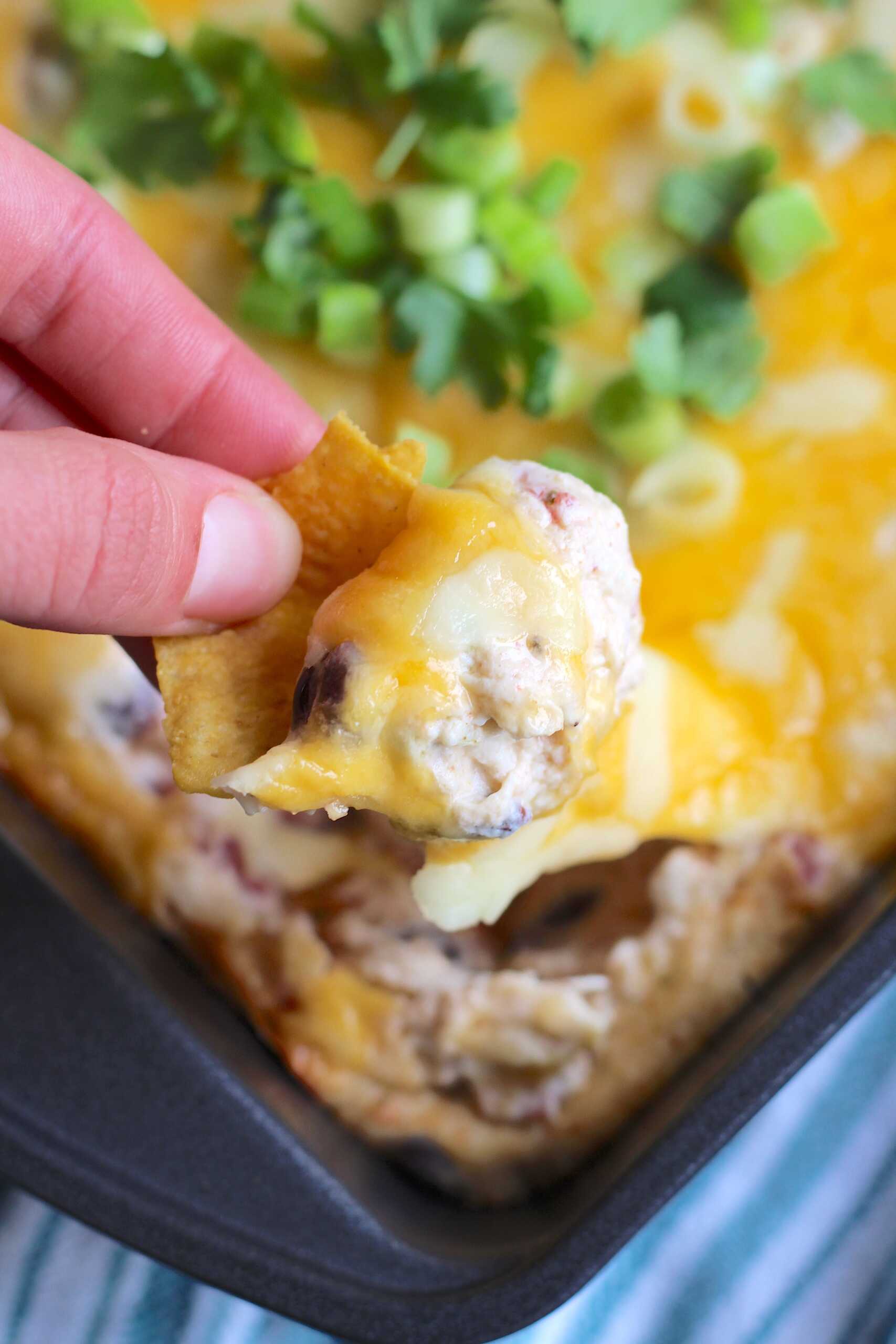 Chicken taco dip 5-min