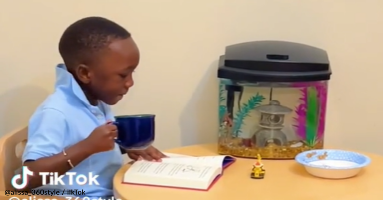 6-Year-Old’s Morning Routing Includes A Warm Cup Of Tea And Reading A Book Before School