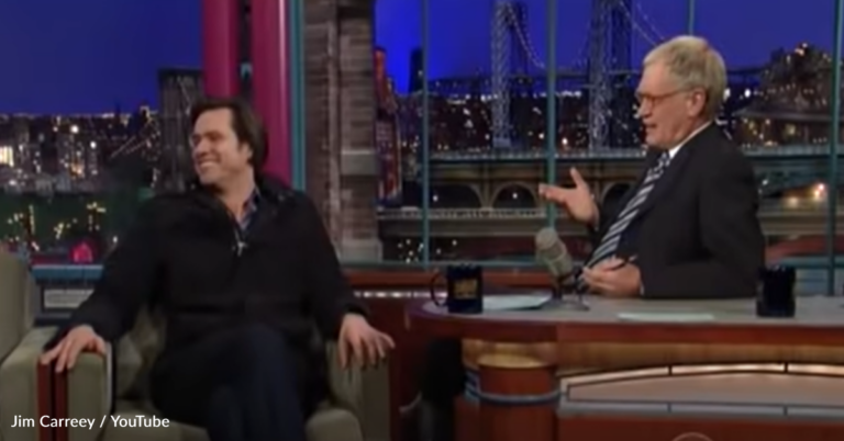 Jim Carrey Performs “Take On Me” For The David Letterman Show