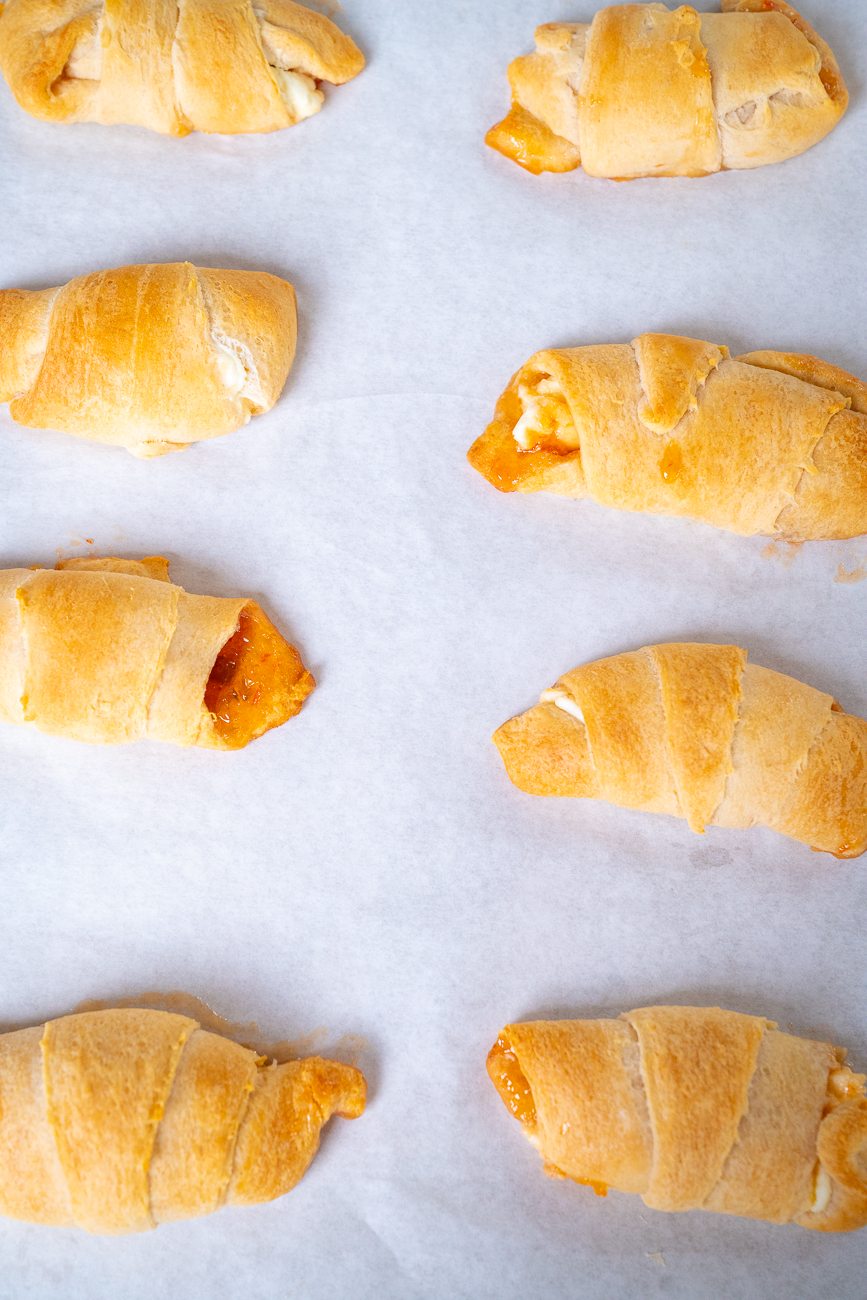 Cream Cheese Pepper Jelly Crescent Rolls