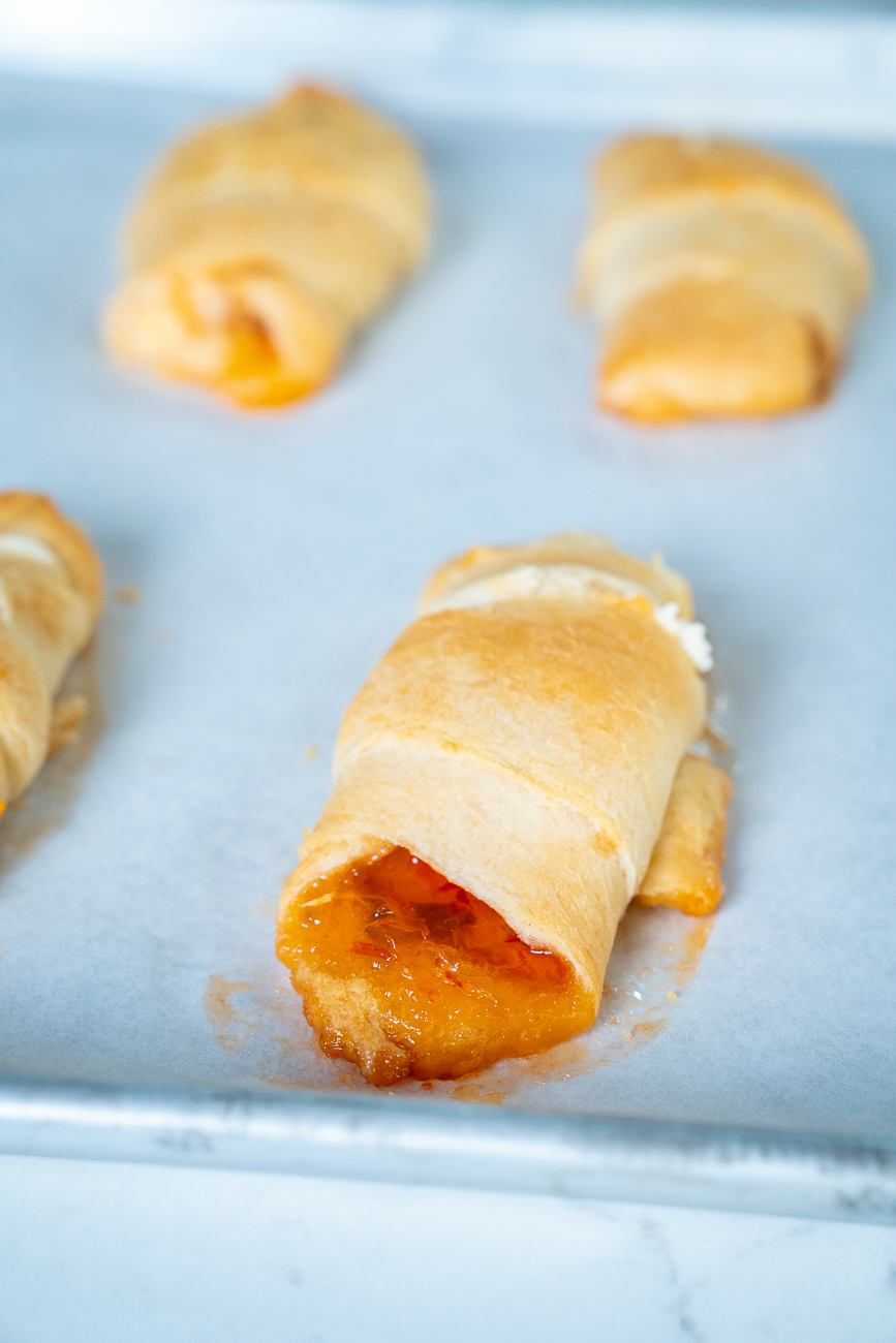 Cream Cheese Pepper Jelly Crescent Rolls