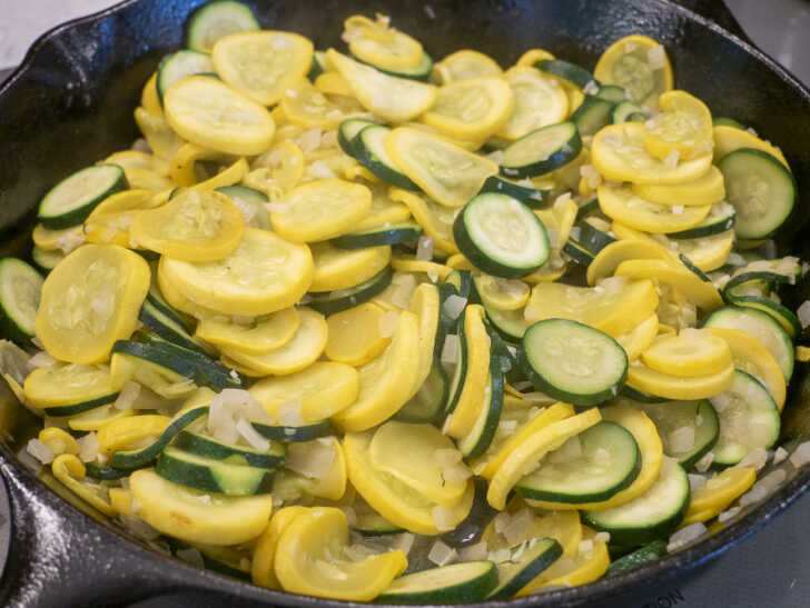 Summer Squash Zucchini Corn Casserole | 12 Tomatoes