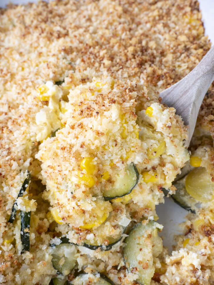 Summer Squash Zucchini Corn Casserole 12 Tomatoes