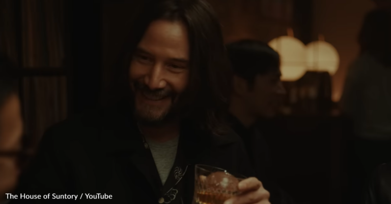 Keanu Reeves Stars In 100th Anniversary Ad for Suntory Whisky