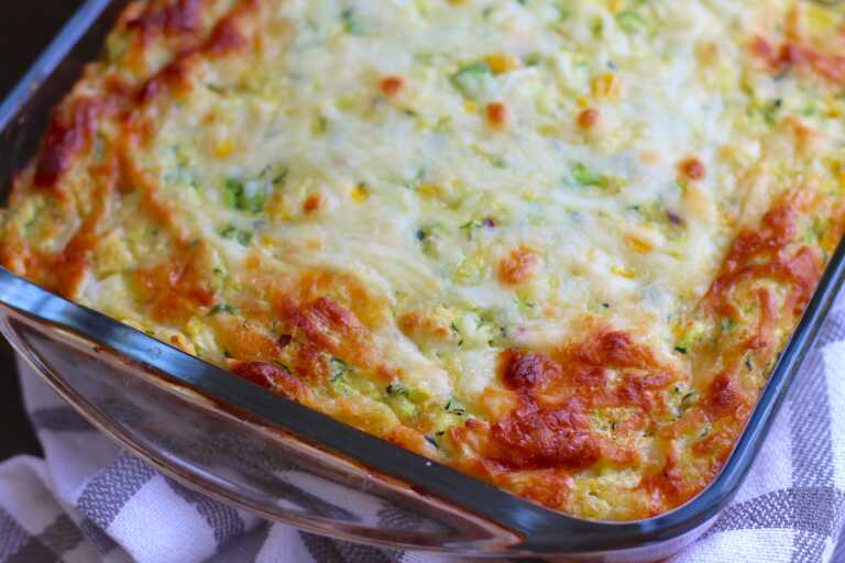 Zucchini Cornbread Casserole