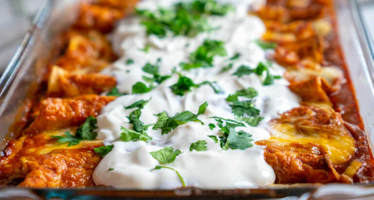 Easy Cheesy Black Bean Enchiladas