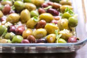 Garlic Roasted Olives 10-min